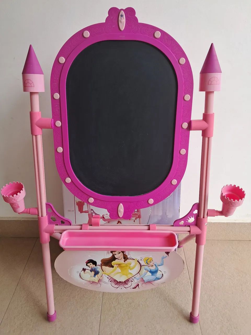 Cavalete de Desenho Infantil Princesas Disney - Foto 3