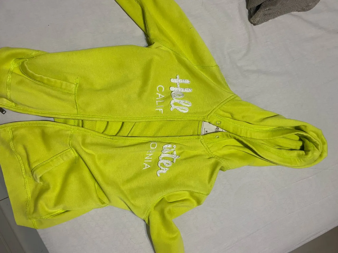 Casaco de Moletom Hollister Califórnia Verde