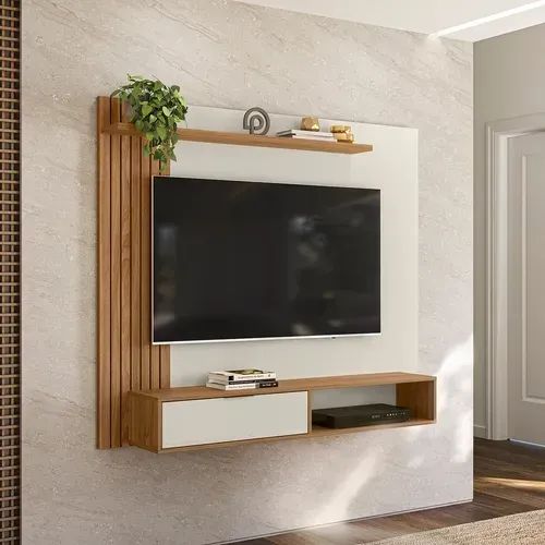 Painel Suspenso Para Tv 65 Polegadas Nature Off White