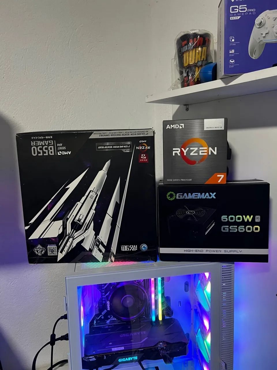 CPU GAMER RYZEN 7 5700G 16GB  - Foto 4