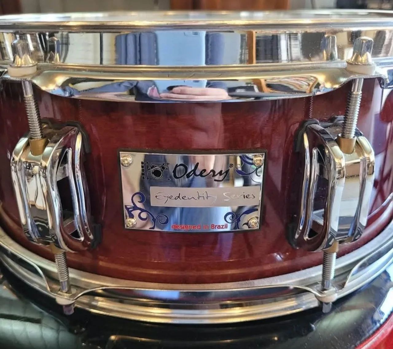 Caixa odery eyedentity bubinga exotic sapele 12x5