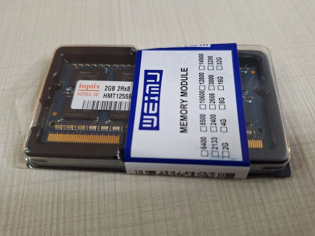 Kit 2 Memoria 2rx8 2gb Pc3 8500s (4gb) Para Notebook