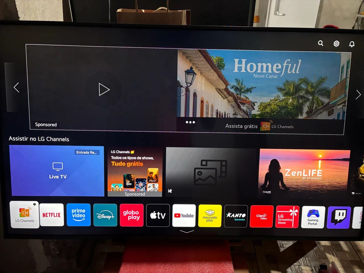 TV Smart LG 4K Semi nova 50? - Foto 2