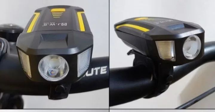 Farol de Bicicleta JWS com Buzina Integrada - Foto 3