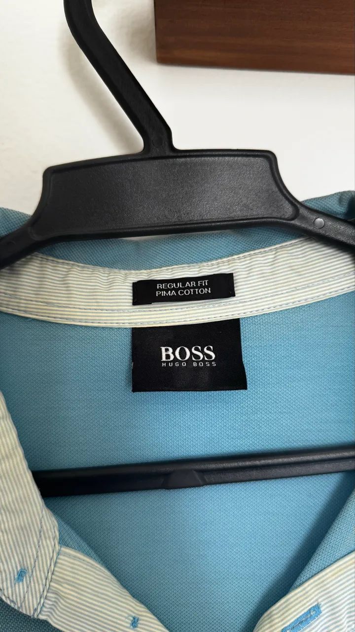 Polo Hugo Boss M Azul claro - Foto 4