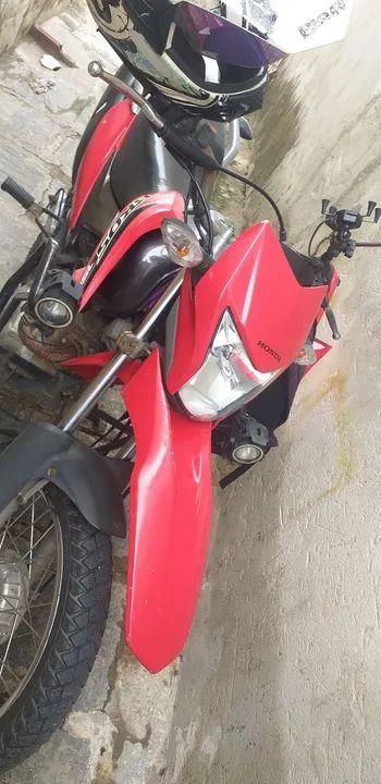 Honda bros 150 - Vermelha - 2012/2013 - Foto 3