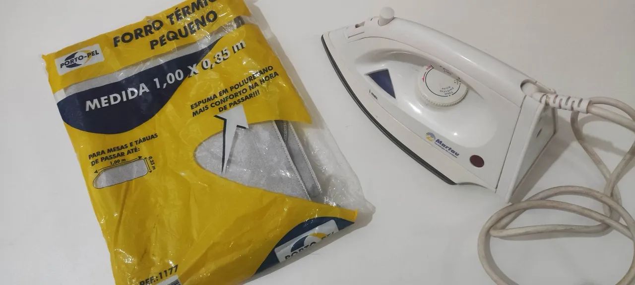 Ferro de Passar Martau + forro térmico 