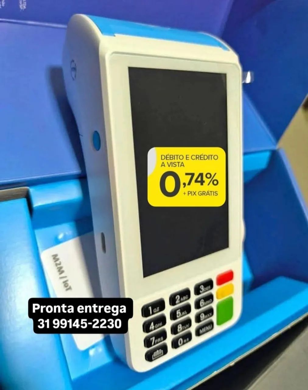 Maquininha de Cartão Pro3 - 0,74% 