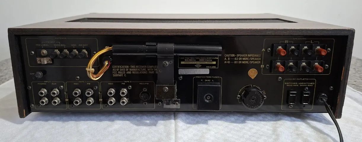 Receiver Pioneer SX636 Made in Japan (Sansui, Kenwood, Marantz