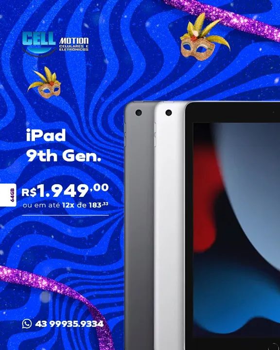 Apple iPad 9ª Geração 64GB