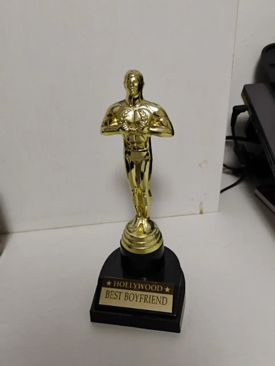 Decoração de Estatueta do Oscar - Melhor Namorado