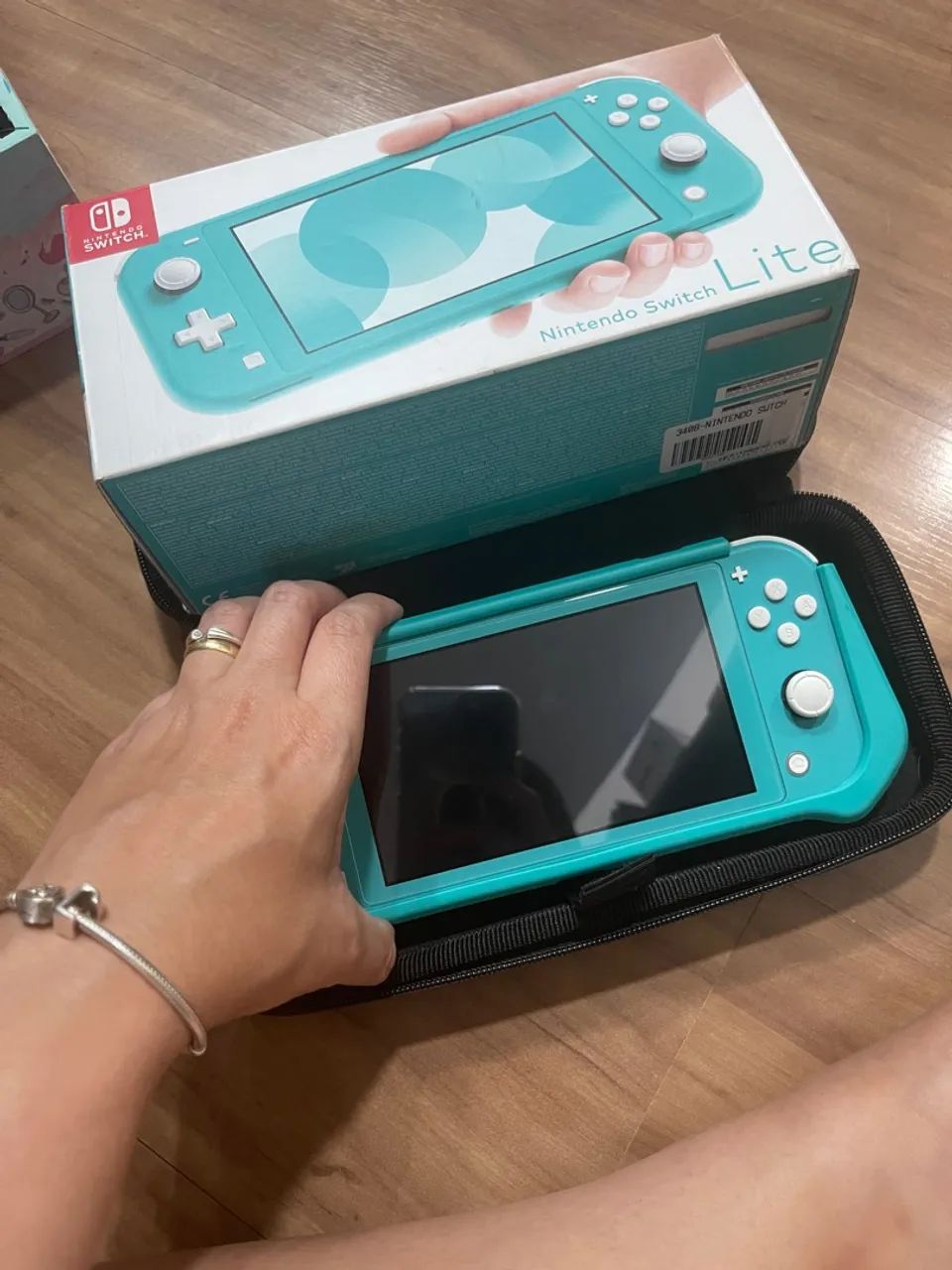 Nintendo Switch Lite - Turquesa - Novo - Foto 2