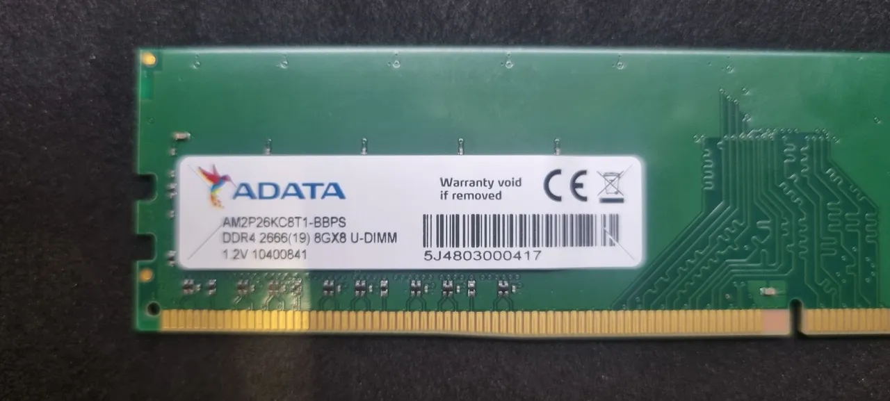 Memória RAM ADATA DDR4 8GB - desktop