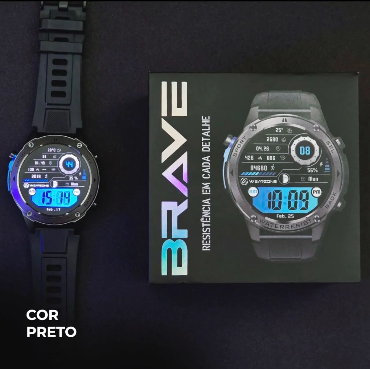 O Smartwatch Wearzone Brave - Foto 4