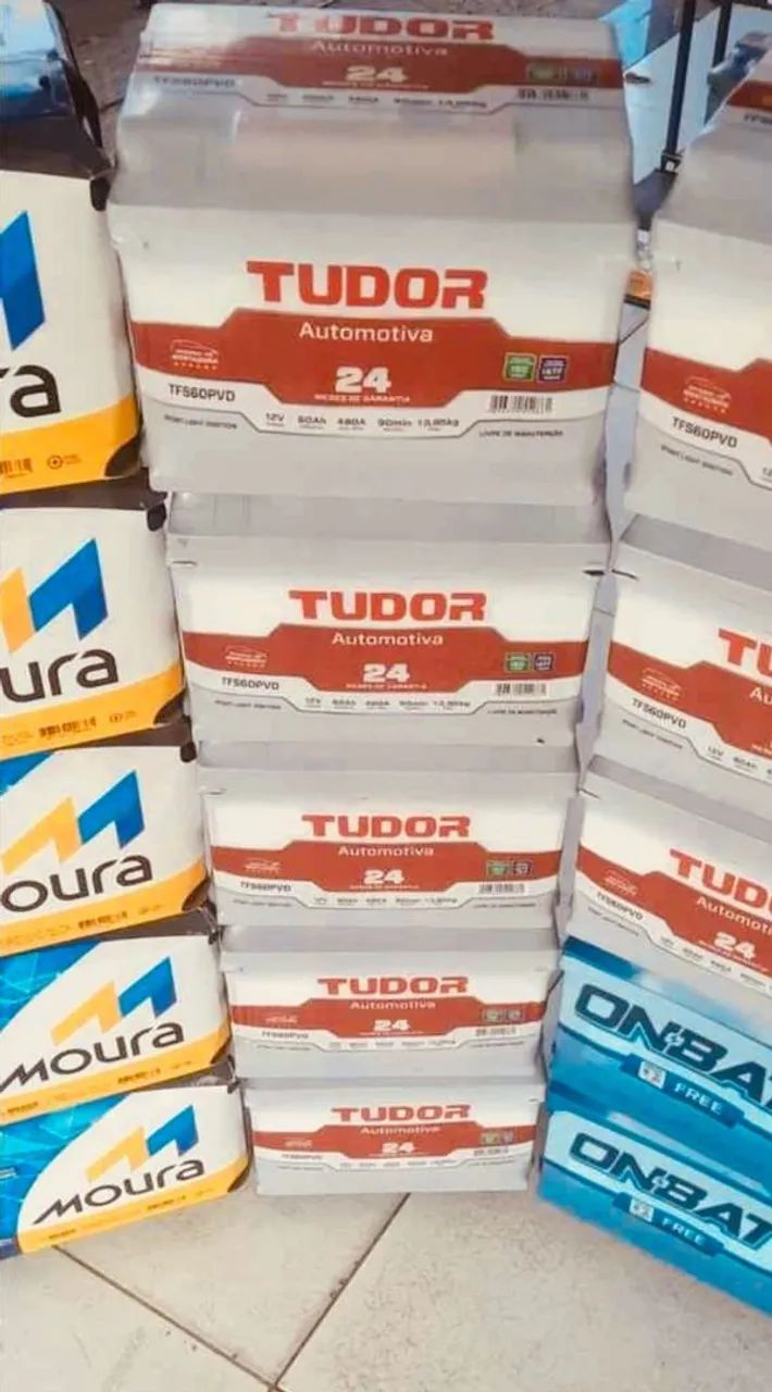 Bateria 60 ah Moura heliar Tudor zetta cral Arion entrega instalação grátis  - Foto 2