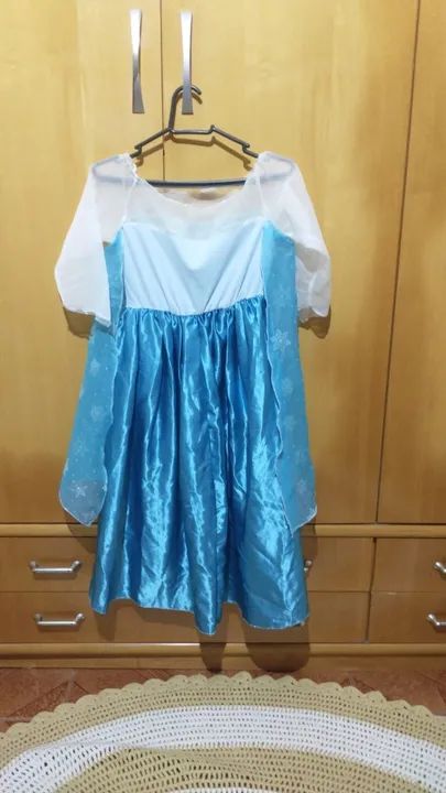 Fantasia Elsa Infantil - Frozen - Foto 3