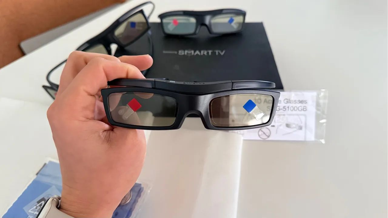 Óculos 3D Ativo Samsung SSG-5100GB - Kit com 4 unidades, lacrados e com bateria