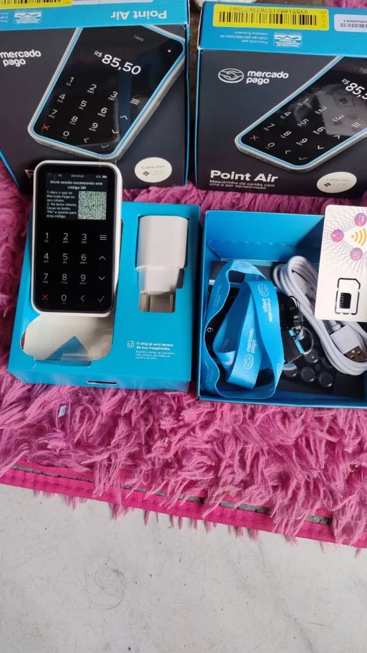 Máquina de cartão Point Air - Mercado Pago
