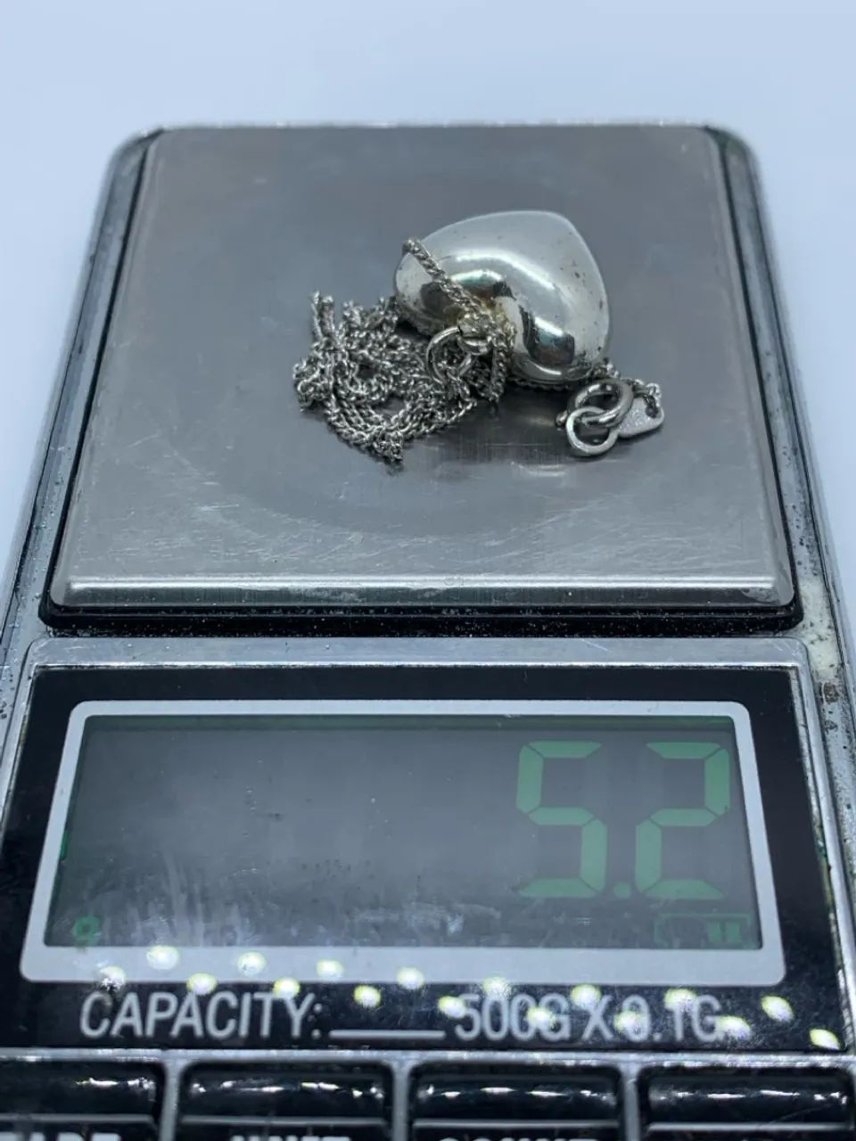 Colar de Coração Prata Elegante - Foto 5