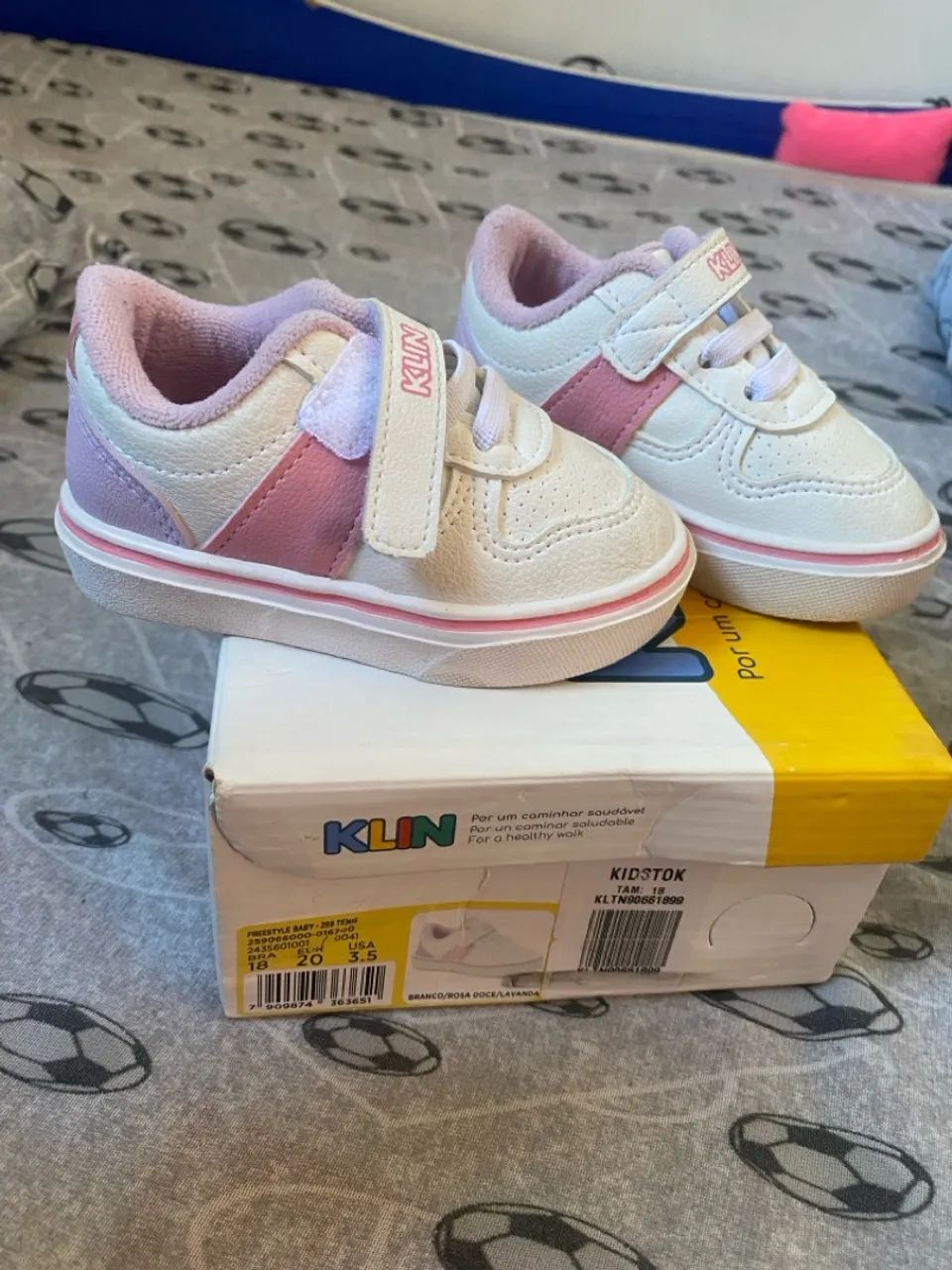 Tênis infantil Klin Kidstok, nº 18 - Foto 4