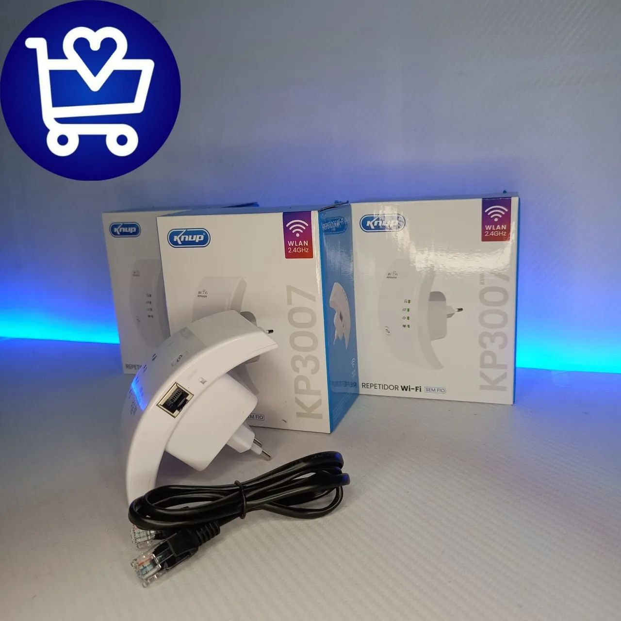 Repetidor de Sinal Wi-Fi Knup KP3007 - Novo