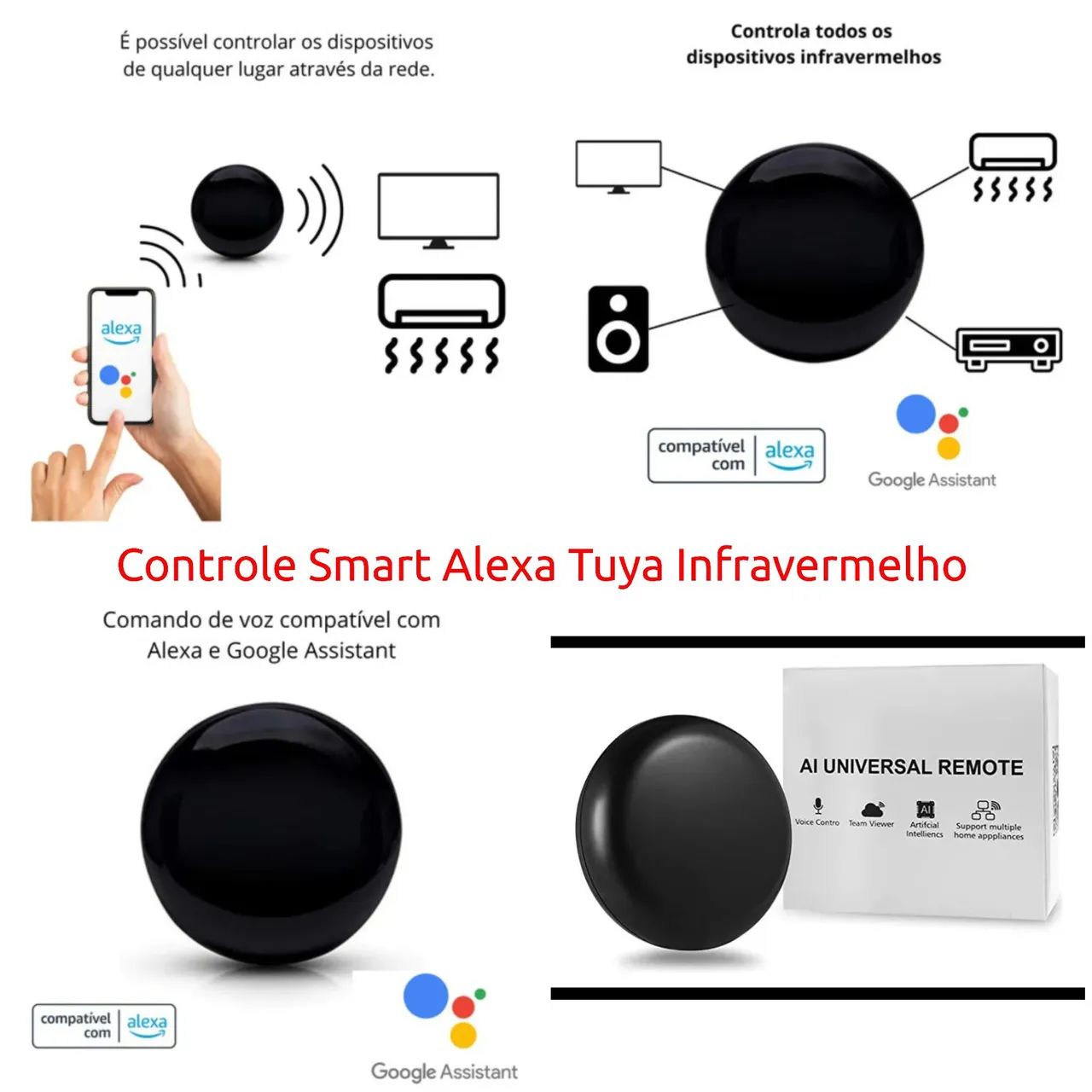 Controle Smart Alexa Tuya Infravermelho