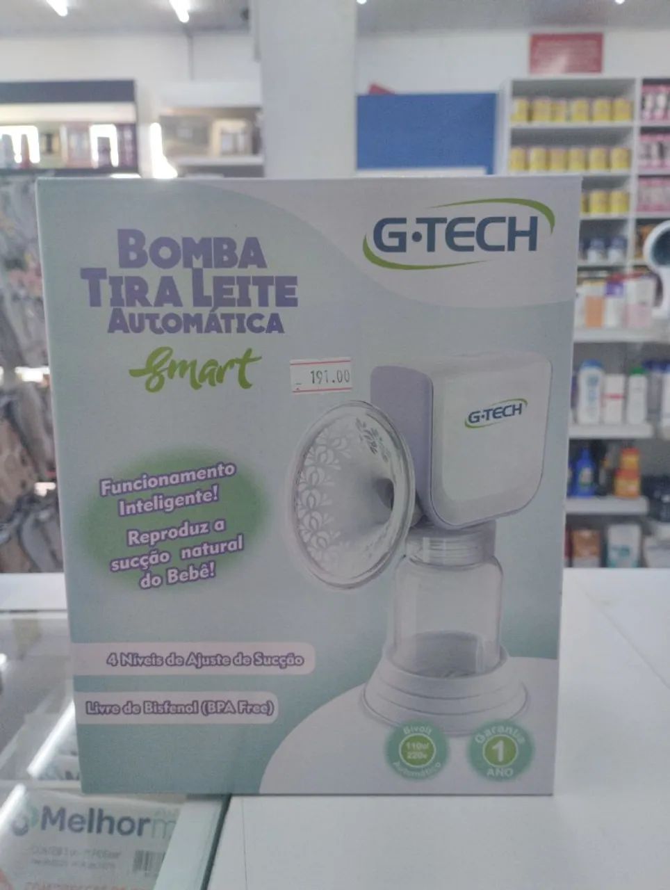 Bomba Tira Leite Automática G-Tech Smart