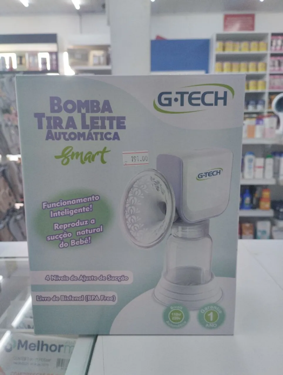 Bomba Tira Leite Automática G-Tech Smart