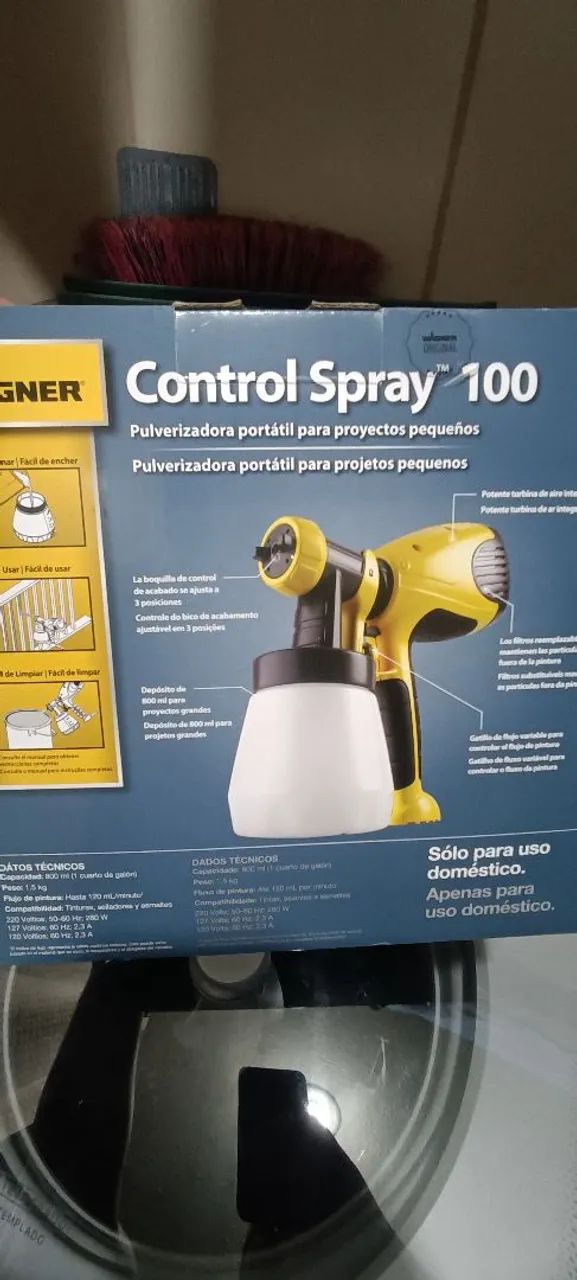 Pistola de Pintura Wagner Control Spray 100 - Foto 5