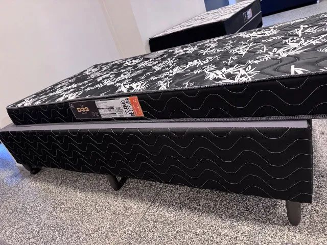 Cama D33 solteiro Box e colchão selado Inmetro Mega Oferta  - Foto 2