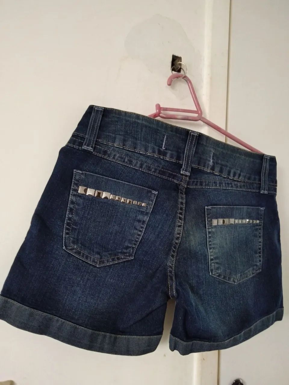 Shorts Jeans com Detalhes - Foto 3