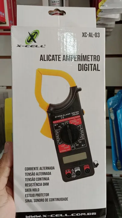Alicate Amperímetro Digital X-CELL XC-AL-03