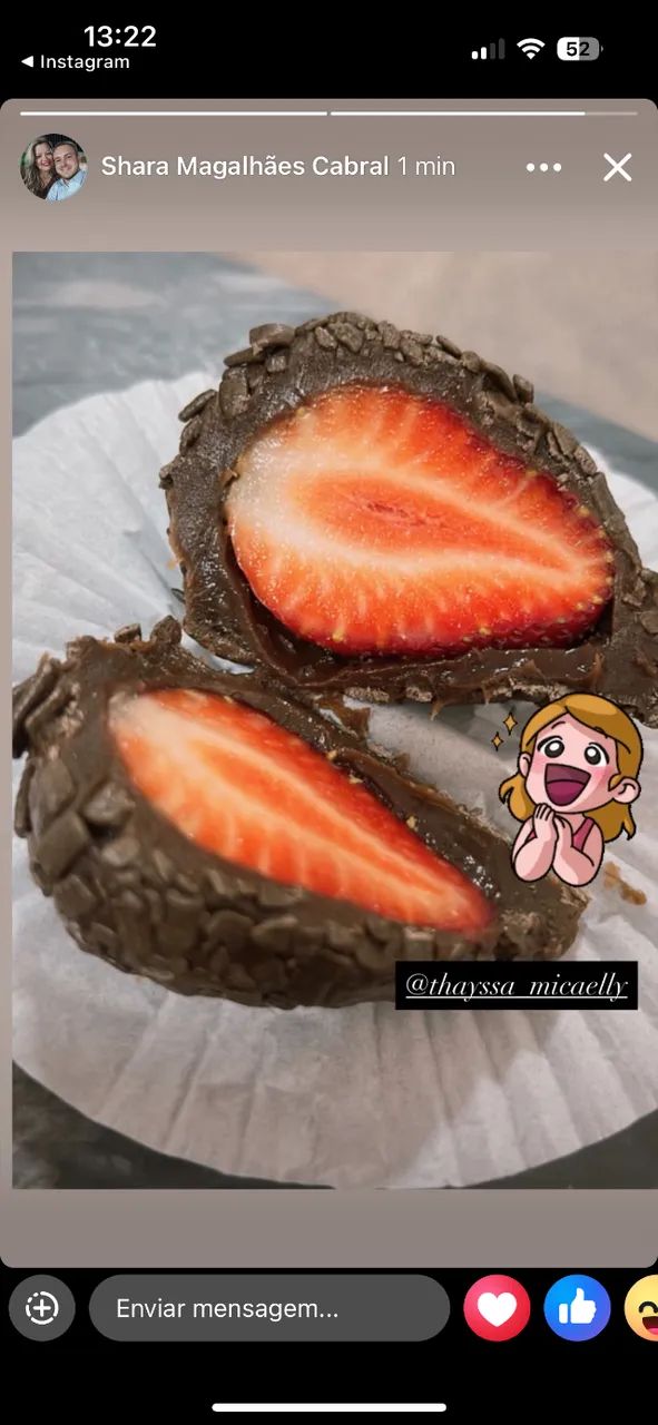 Morango do amor, de maracujá e coxinha de morango  - Foto 3