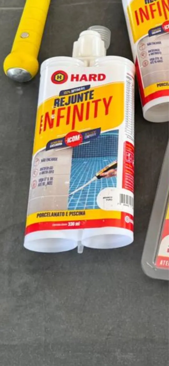 6 Rejuntes Infinity Porcelanato/ Piscina 330ml - Hard