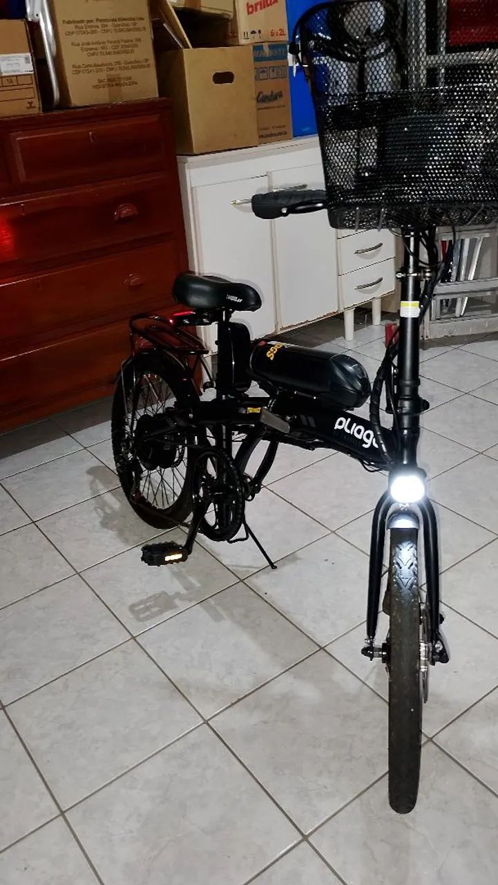 Bicicleta Elétrica Dobrável Pliage