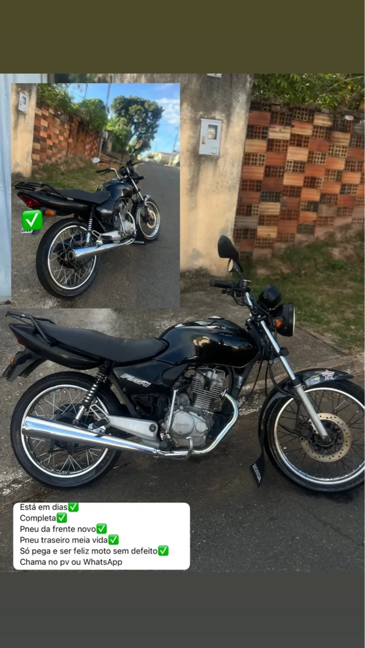 Vendo fan 125 2007/2008 completa