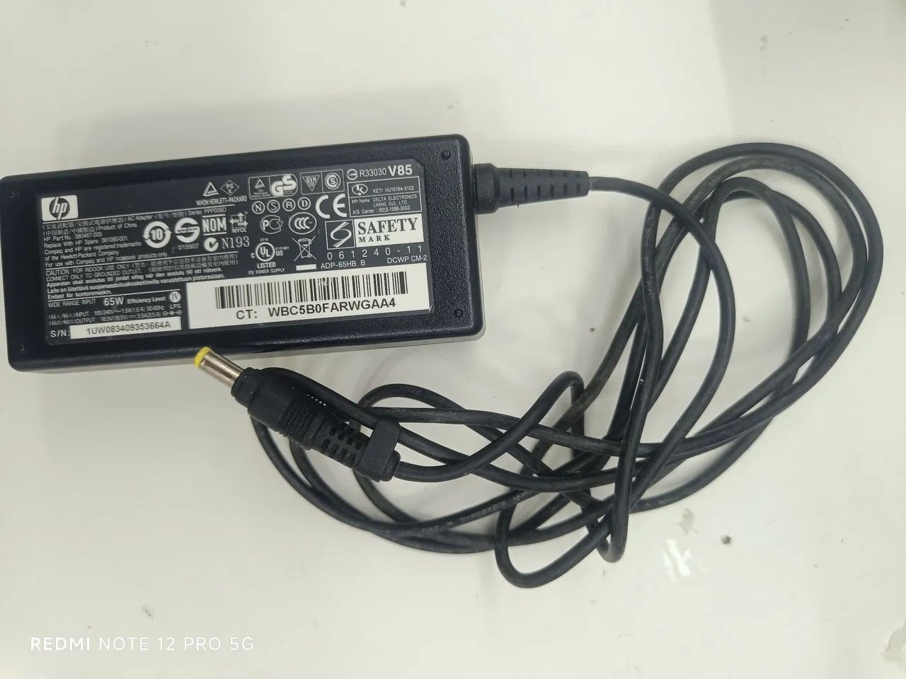 Fonte Notebook HP PINO FINO