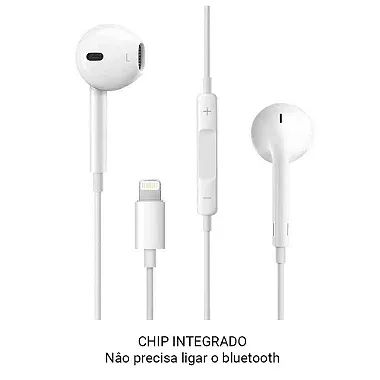 Fone de Ouvido Gold FN-A62 Premium Compatível Com Iphone Conector Lightining - Foto 2