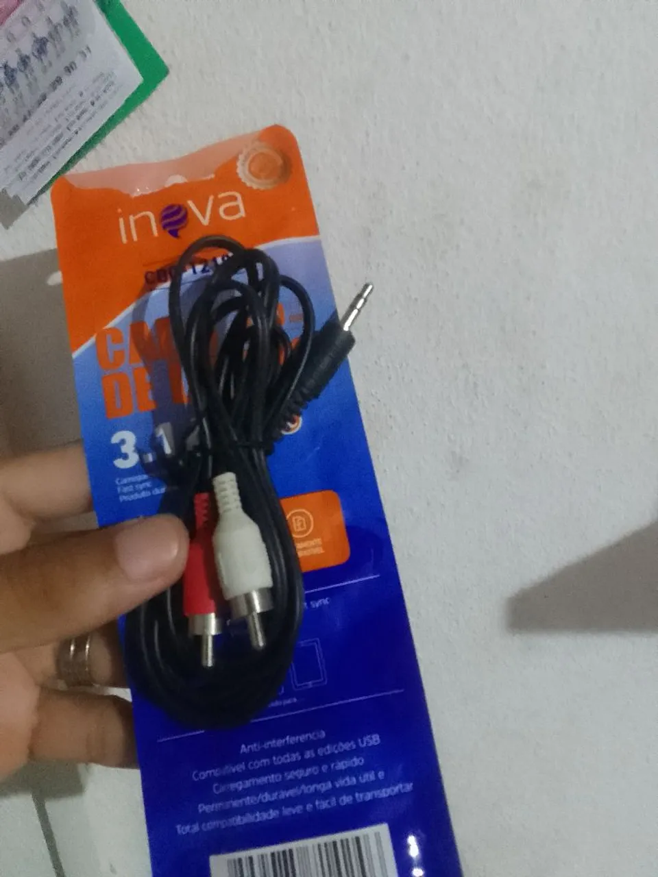 Cabo P2 Para Rca - Frete Grátis