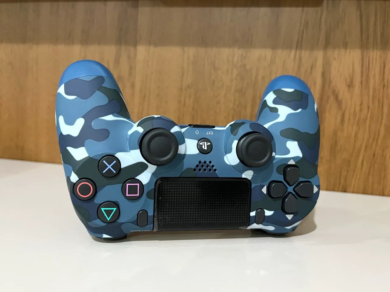 Controle Ps4 Camuflado azul 64308728766209123