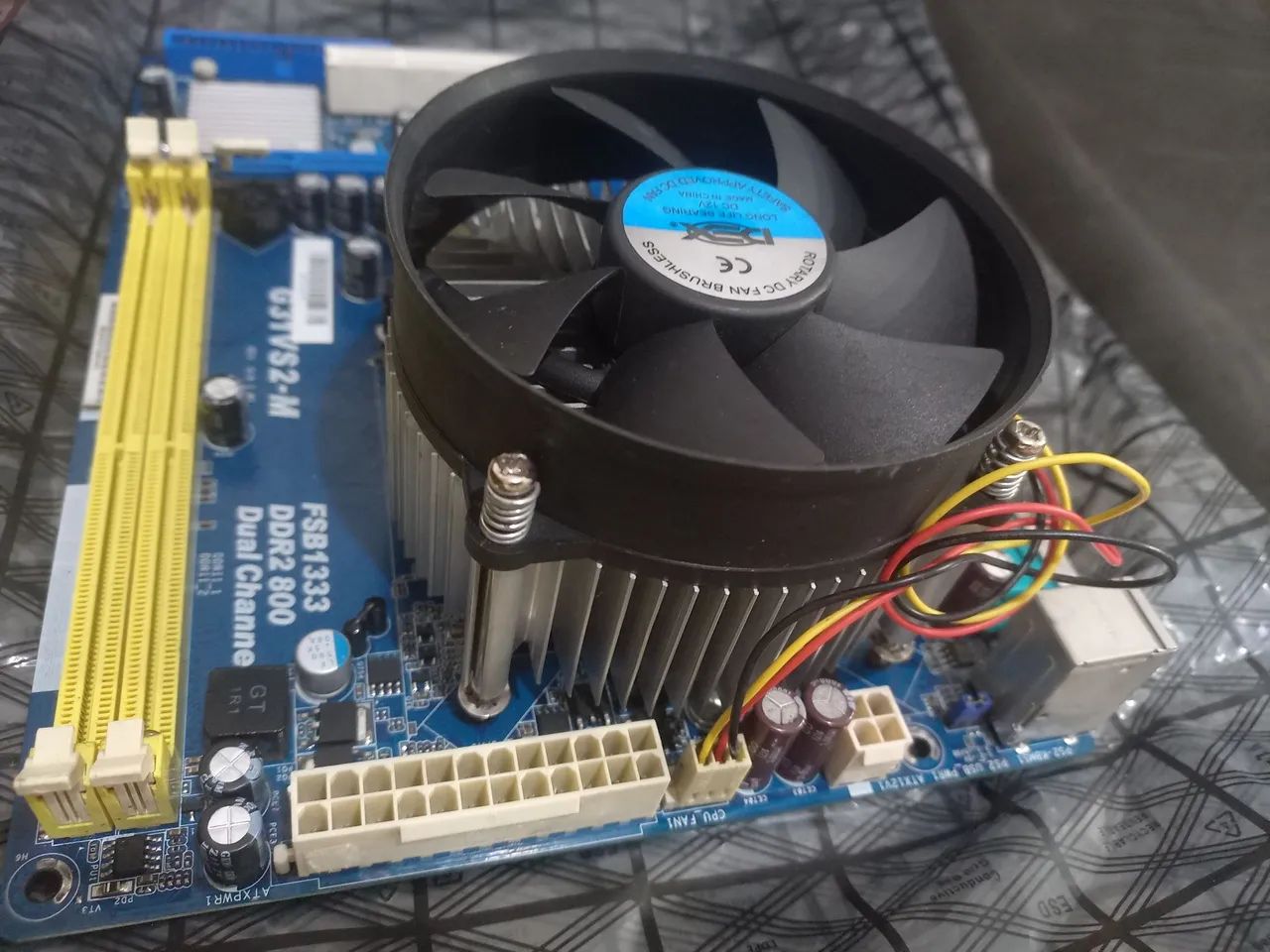 Placa-Mãe G31VS2-M + processador Pentium Dual Core + air cooler - Foto 3
