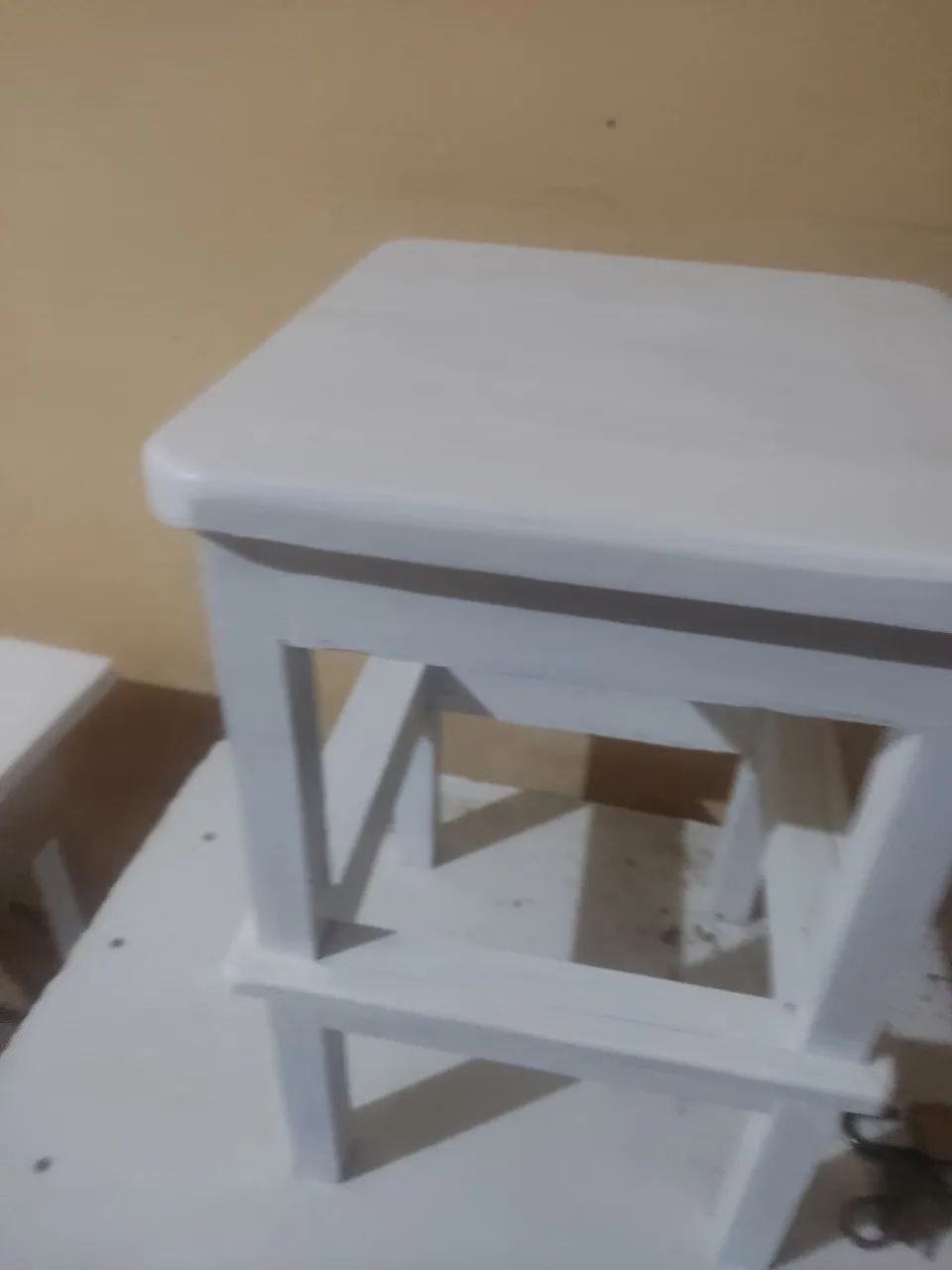 Banco de Madeira branco  - Foto 2
