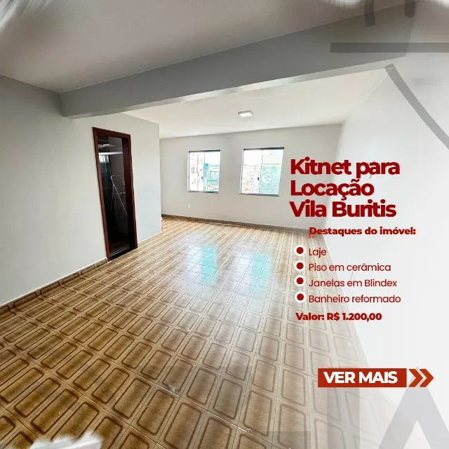 Kitnet para Locação - Vila Buritis
