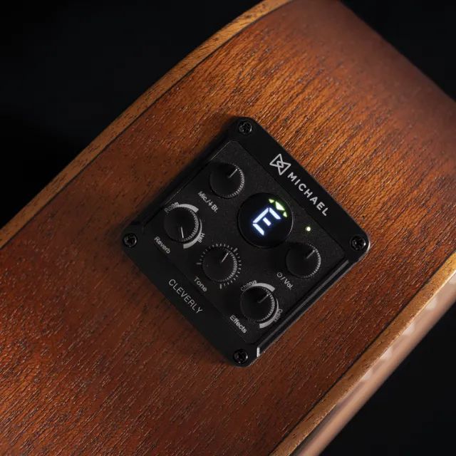 Violão Elétrico Folk Freebird Michael Vmf440 Natural St - Foto 5