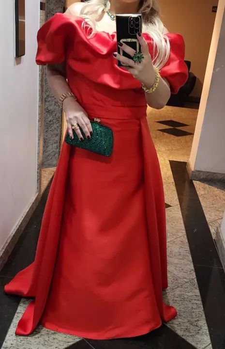 vestido de festa zibeline tamanho g, usado apenas 1 vez.