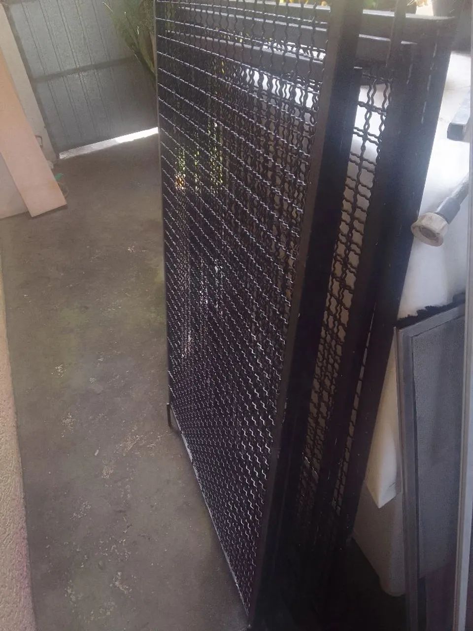 Grade de proteção em aço para obras