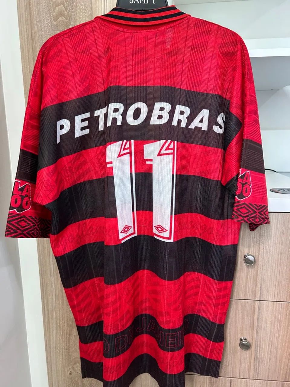 Camisa Flamengo 1995 1996 centenário Romário  - Foto 5