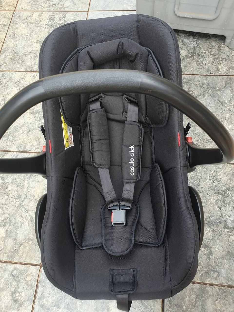 Cadeirinha de Bebê Conforto Kiddo - Preta - Foto 4