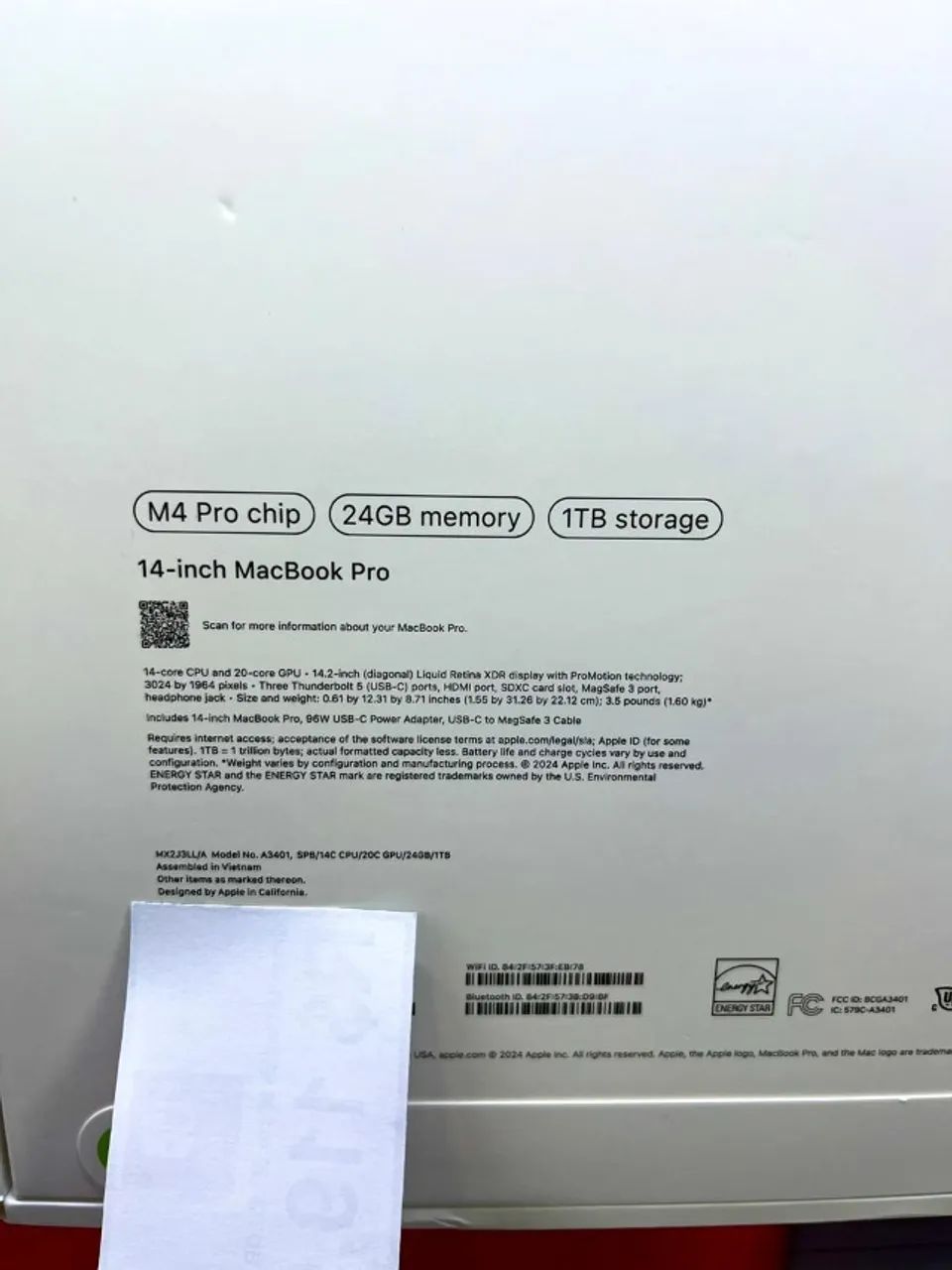 Apple MacBook Pro 14" M4 PRO 24GB 1TB - Space Black - Produto Novo com Garantia da Loja - Foto 4