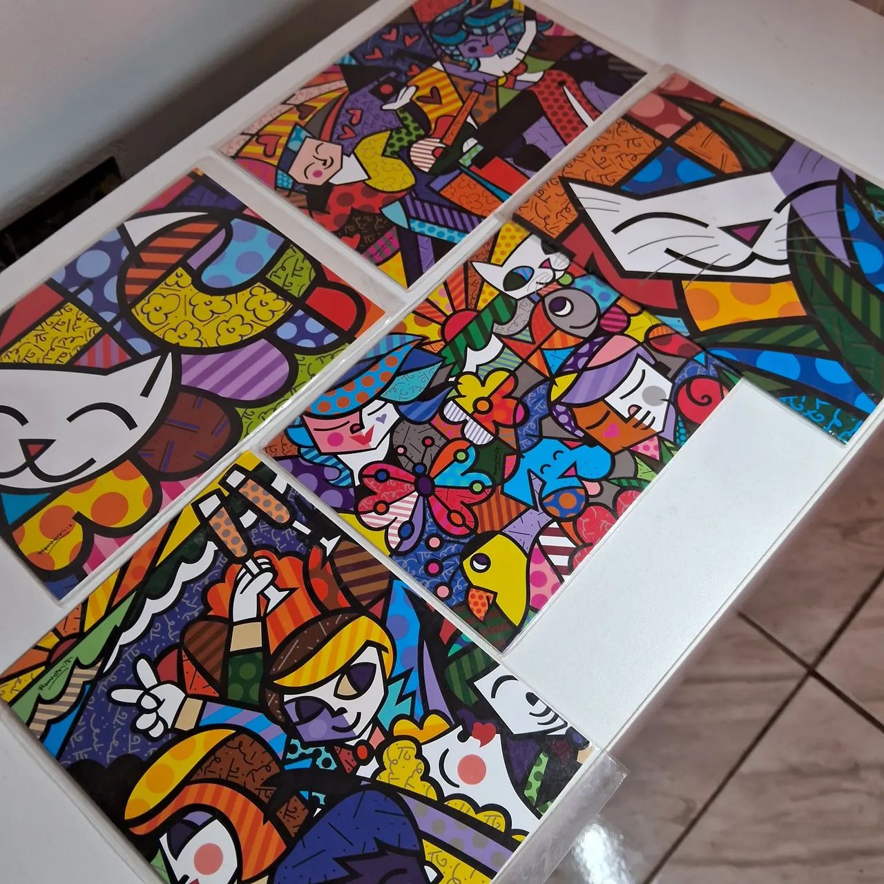 Romero Britto- Prints/Postais Colecionaveis - Foto 2